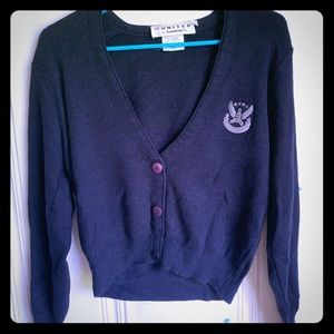 Vintage cropped United Airlines sweater